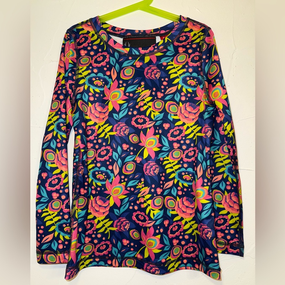 SPYDER GIRLS SCOUT CREW BASE-LAYER LONG SLEEVE SHIRT SZ M 10/12